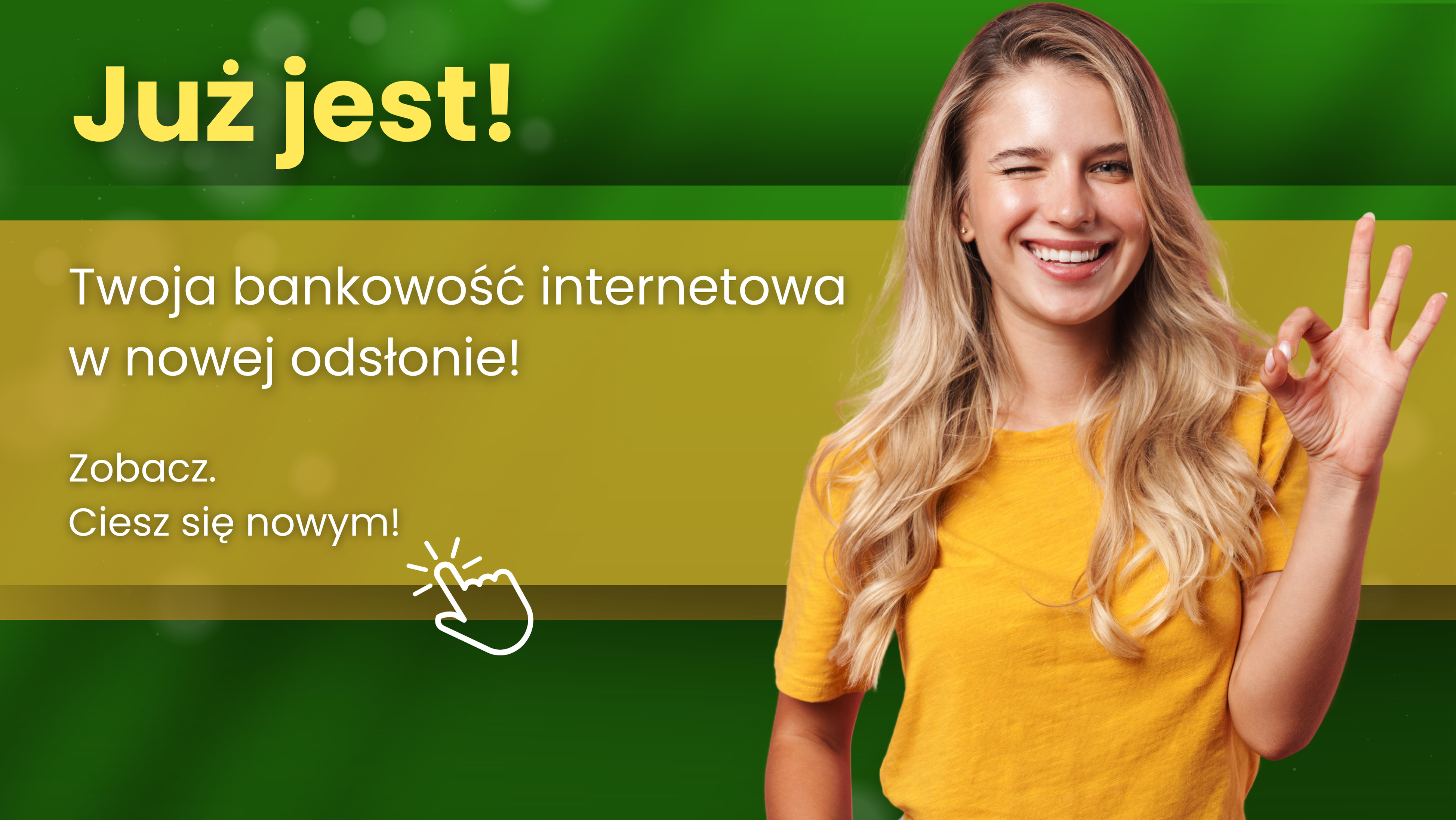 Przygotowaliśmy nowoczesny, intuicyjny interfejs, który sprawia, że korzystanie z Internet Bankingu jest szybsze, przejrzyste i jeszcze prostsze